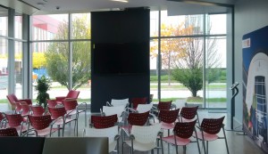 Student seating space & welcome centre at DiscoverYork