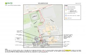 Site Logistics Plan for Farquharson